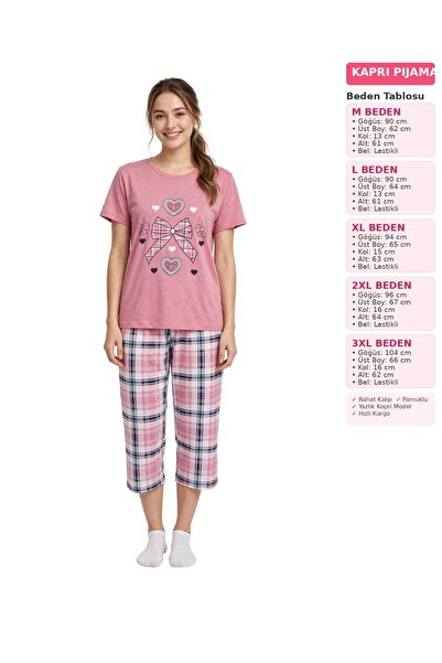 GÜZEL KAMAN Pink Capri Jewelry Set Patterned 1 Piece Beautiful and Stylish