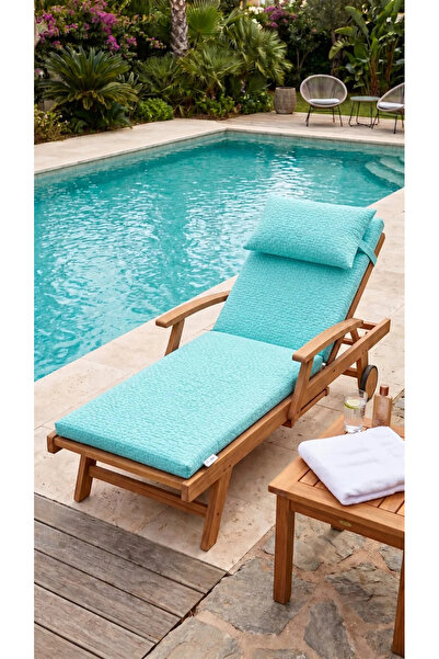 TextiLici Saltea Sezlong Premium 2 Segmente, Material Oxford 300g/mp, Husa De...