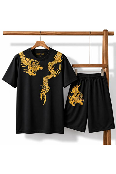 bellanova Unisex Printed T-Shirt and Shorts Set