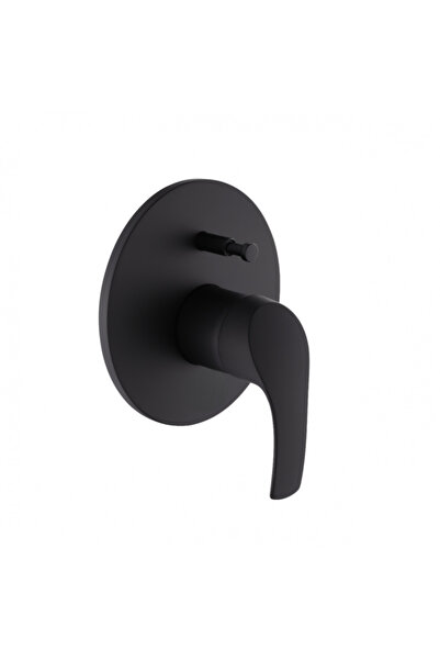 Generic Black Circular Mixer Head Two Lines Row Black