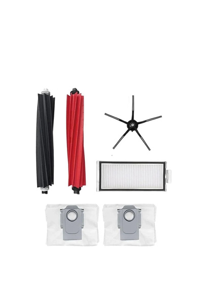 LİN GRUP Set de 6 piese de schimb compatibile cu aspiratorul robot Roborock Q...