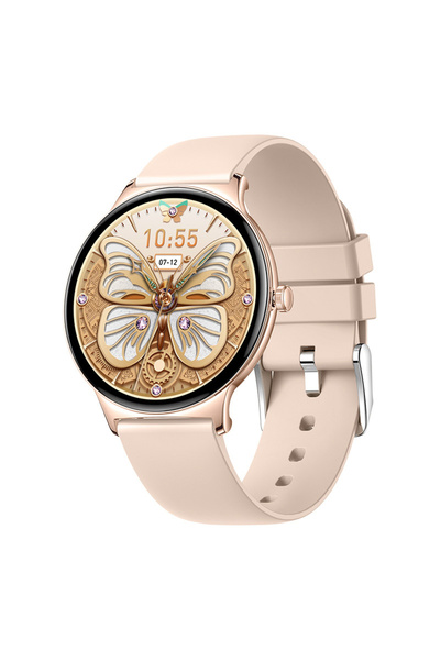 COLMI Smartwatch V89 Pentru Android iOS Ceas de fitness Auriu Monitor tensiun...