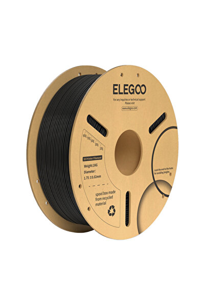 ELEGOO Filament PLA+ Negru 1.75mm Pentru Imprimantă 3D Calitate Superioară