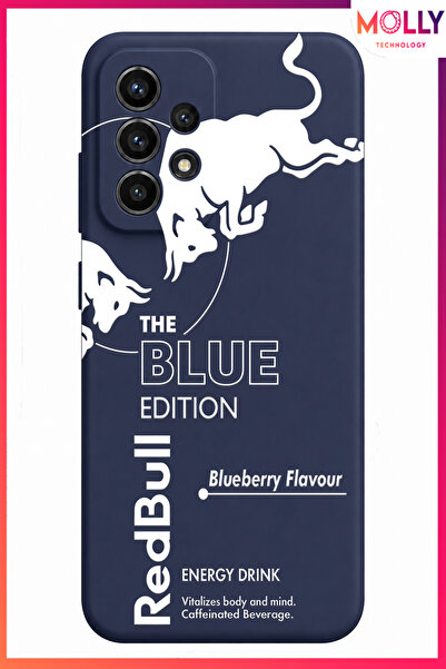 Molly SAMSUNG GALAXY A53 İçin Gece Mavisi The Blue Edition Desenli İçi Kadife...