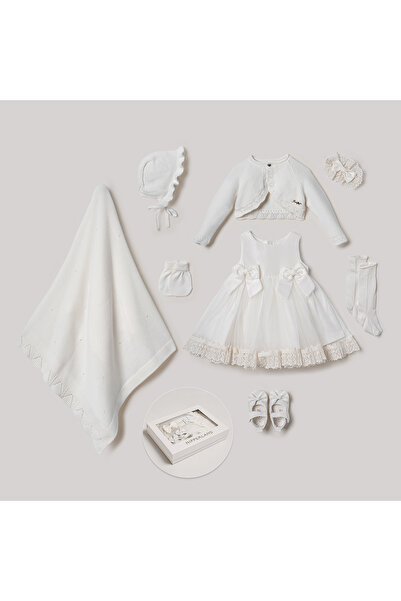 Mert Baby 8-Piece Organic Hospital Discharge Set with Fairy Tale Dress, 100% ...