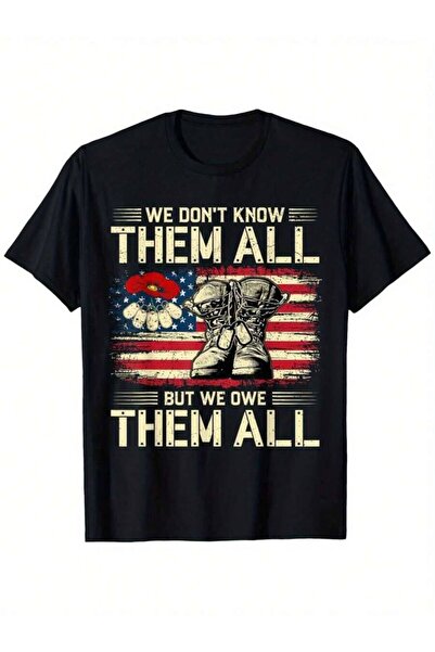 k222 تي شيرت We Owe Them All Patriotic Veterans Memorial Day 4Th July، تي شير...