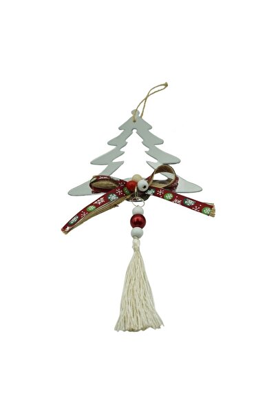 Rao Ornament Brad, Brad, Argintiu, Lucios, 14*26cm, Acril, Interior/ Exterior