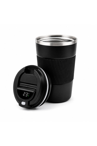 Generic Brand Travel Coffee Mug 510ml with LED Temperature Display Stainless ...