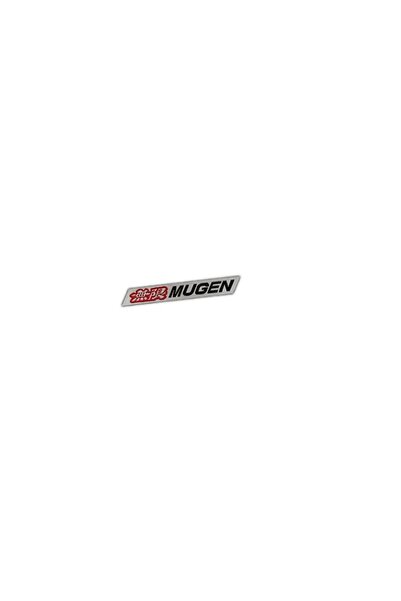 AKSOY Mugen Kırmızı Siyah Çamurluk ve Bagaj Logosu 11 x 1.5 cm