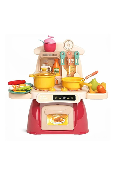 KidMania Kitchen Play Set for Kids, with Sounds and Lights, 27 Pieces, 3+, Mu...
