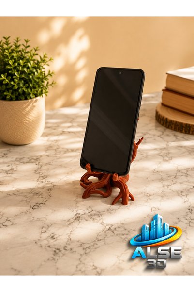 Alse3D Nature-Inspired Decorative Phone Stand |   3D Printing