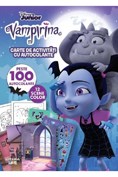Litera Disney Vampirina. Carte de activitati cu autocolante