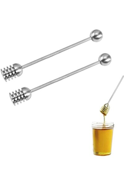 STARSTAR 2-Piece Pack - Stainless Steel Honey Spoons - Honey Spoons - Long Ha...
