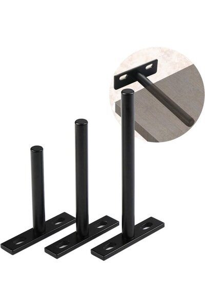STARSTAR Heavy Duty Hidden Blind Floating Shelf Wall Mount Support Brackets H...