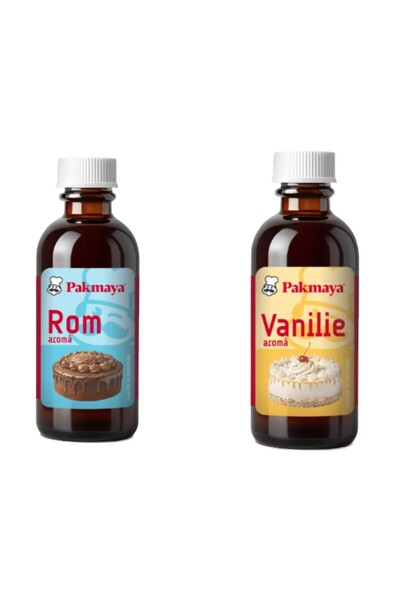 Pakmaya Pachet arome – 5 rom și 5 vanilie, 25 ml