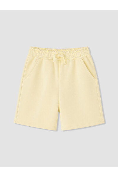 LC Waikiki Nevavm Boys' Shorts with Elastic Waist and Contrast Trim