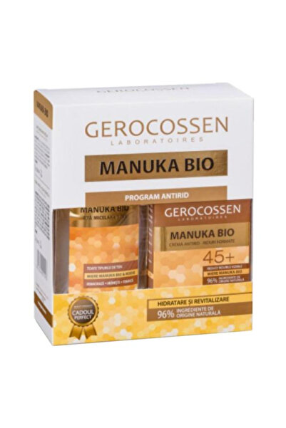 GEROCOSSEN Set Cadou Manuka Bio - Crema Antirid pentru Riduri Formate 45+, 50...