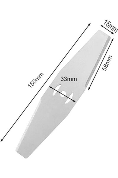STARSTAR 4pc 5mm Aperture Metal Saw Trimmer Blades for Cordless Lithium-Ion L...