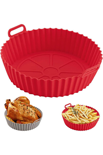 STARSTAR Silicone baking mold - air fryer baking tray silicone mat - red