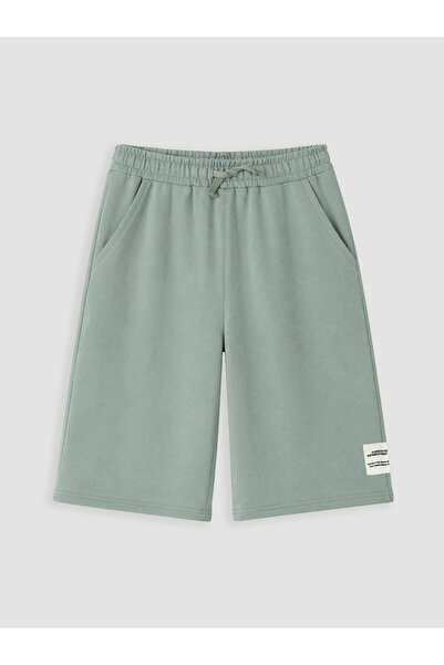 LC Waikiki Nevavm Regular Fit Elastic Waist Boys' Shorts with Difference in C...