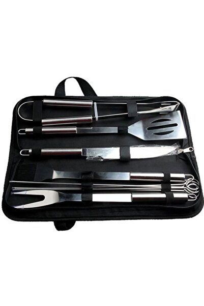 STARSTAR BBQ Utensils - 9-Piece Set - Stainless Steel - Medium 38cm - Essenti...