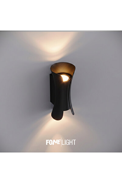 FoneLight Butterfly Aplică de Perete pentru Exterior din Aluminiu, Negru