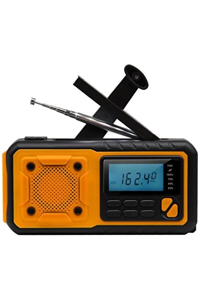 STARSTAR Solar Wind-Up Emergency Radio - Portable Radio - 5000 mAh - Four Pow...