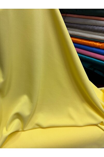 MEKİK MANİFATURA Lycra Flexible Interlock Jersey Butter Yellow