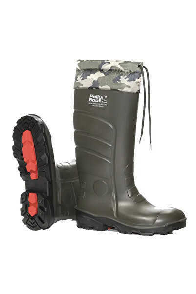 Polly Boot Galaxy Vega K.Haki /Siyah (Boğazlı) Çizme No: 44