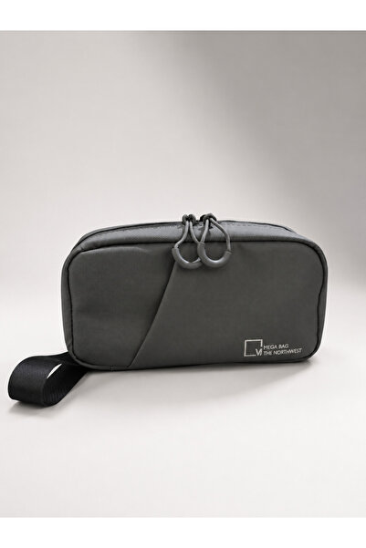 MEGA BAG M 1037 Polyester Travel Shaving/Makeup Bag, Organizer Gray