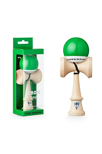 OEM Kendama Krom Pop verde lucios inchis