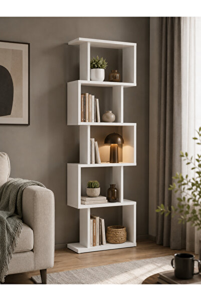 Sheila Concept TULSA Dekoratif Kitaplık ve Çok Amaçlı Raf Ünitesi | Modern Sa...
