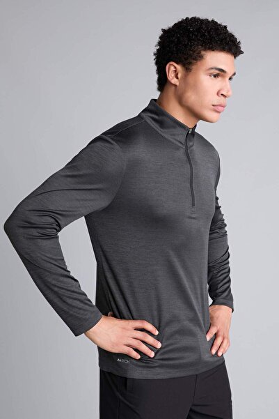 DeFacto Slim Fit Slim Fit Mock Neck Quick-Drying Breathable Stretchy Fabric Z...