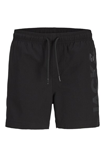 Jack & Jones Μαγιό βερμούδα αγόρι "Maui wave" μαύρη