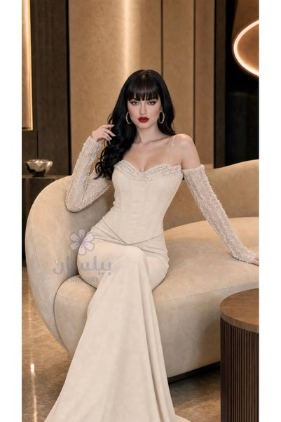 Bailsan Beige evening dress