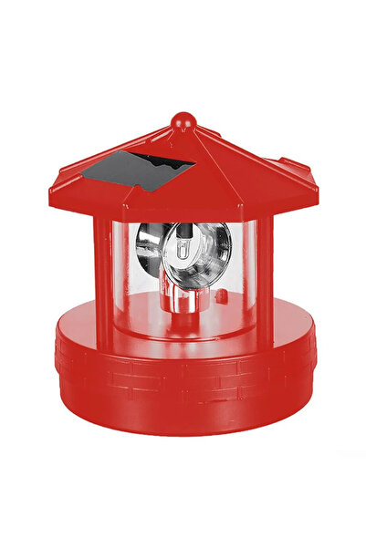 STARSTAR Outdoor Solar Rotating Lighthouse LED Waterproof Garden Street Light...