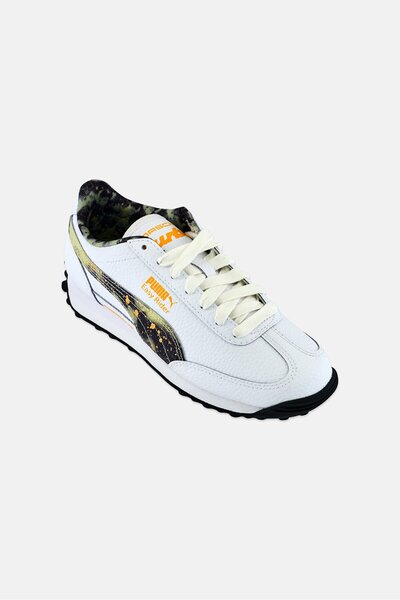 Puma x Porsche Kids Boy Easy Rider Lace Up Outdoor Shoes, White