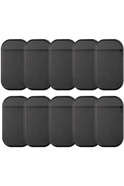 STARSTAR 10-Piece Car Dashboard Anti-Slip Mat Set - Thickened Gel Latex Heat-...