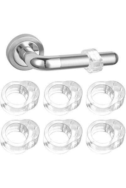STARSTAR 6 - pc Transparent Door Handle Stoppers and Protectors. These door h...