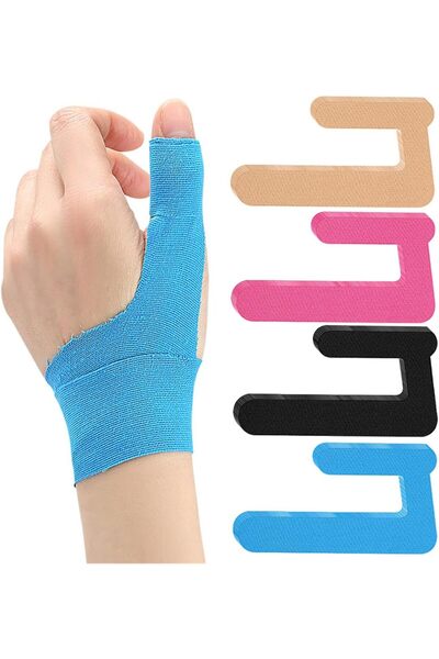 STARSTAR 20-Pack Pre-Cut Wrist & Thumb Kinesiology Tape Strips for Arthritis,...