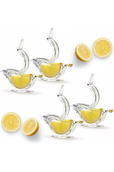 STARSTAR Four-piece acrylic citrus juicer, manual citrus juicer, kitchen and ...