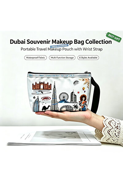 ARIANA Stylish Dubai Print Clutch Bag for Ladies, Fashionable Small Square Ev...