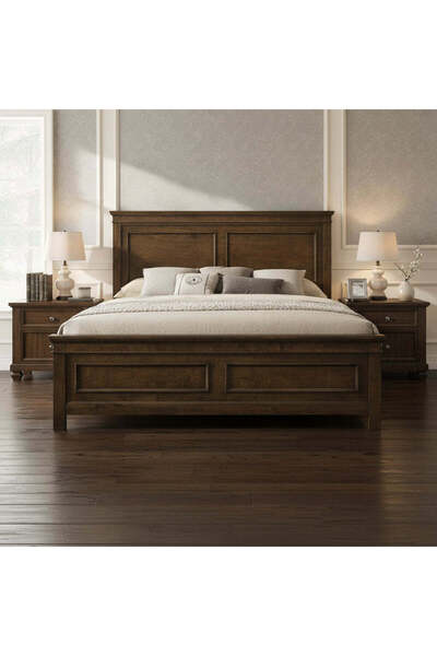 Roots Furniture سرير هارليم إسبرسو