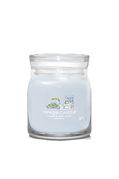 Yankee Candle Ένα κερί υπογραφής  "Ένα Ήρεμο & Γαλήνιο Μέρος ", μεσαίο, 368 γρ.