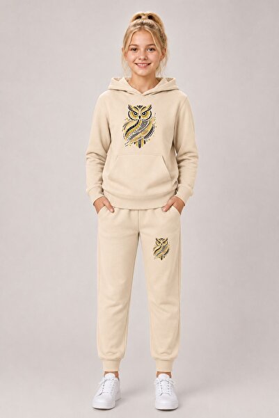 armicem Armikids New Season Printed Hooded Kangaroo Pocket Set