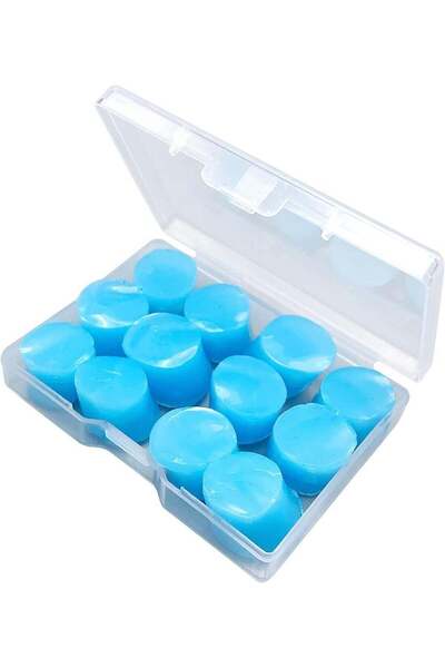HXD Zoomlion 12PCS Silicone Swimming Ear Plugs with Storage Case – Waterproof...