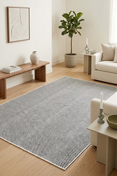 West Home Makinede Yıkanabilir Kaymaz Taban Leke Tutmaz Dijital Salon Mutfak ...