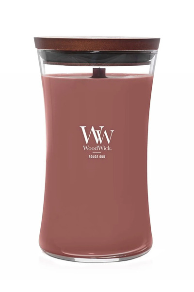 WoodWick Αρωματικό κερί Ρουζ Ουντ με ξύλινο φυτίλι, 609,5 γρ.