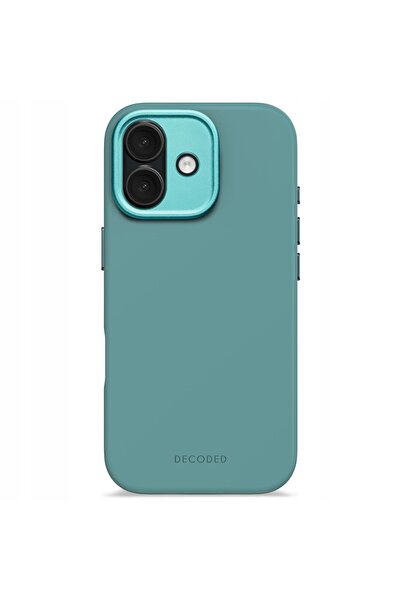 NO BRAND Husă Decoded pentru iPhone 17, antimicrobiană, din silicon / albastr...