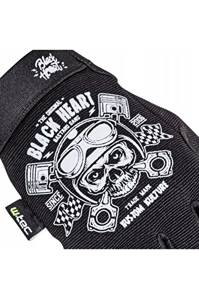NO BRAND W-TEC BLACK HEART MĂNUȘI DE MOTOCICLETĂ PISTON SKULL CROSS ENDURO QU...